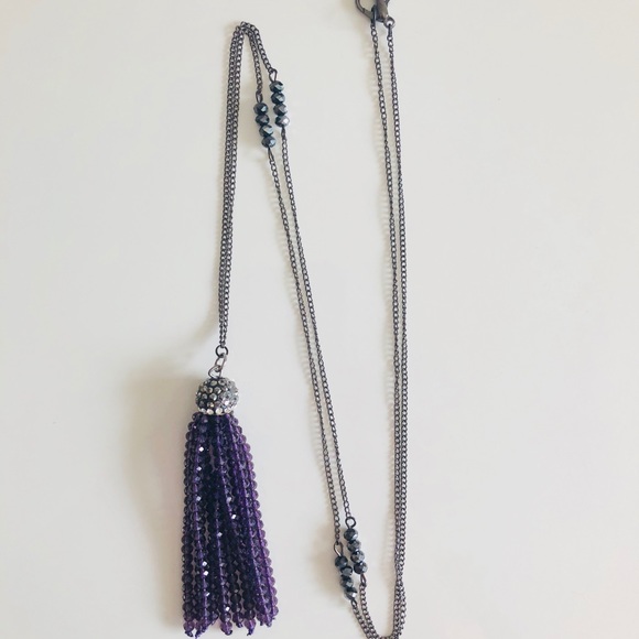 BOHO | Handmade Crystal Tassel Necklaces - Picture 3 of 7